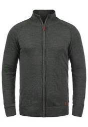 Blend Herren Strickjacke Cardigan Daniri Dunkelgrau/Grau/Hellgrau/Braun