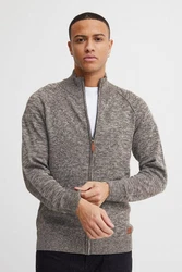 Blend Herren Strickjacke Cardigan Daniri Hellgrau/Grau/Dunkelgrau