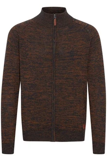 Blend Herren Strickjacke Cardigan Daniri Braun/Orange/Rot
