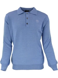 CARLO COLUCCI Strickpullover Candela Dunkelrot/Bordeaux/Rosa/Lila