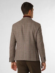 Finshley & Harding London Anzugsakko Brixdon Bordeaux/Braun/Grau/Beige/Dunkelrot