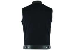 German Wear Motorradweste GW691 Denim schwarz