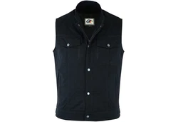 German Wear Motorradweste GW691 Denim schwarz