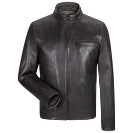 Lederjacke Nilo Herrenjacke mit Ftterung aus Lammnappa Leder