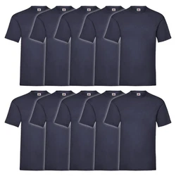 Fruit of the Loom Rundhalsshirt Valueweight T-Shirt Dunkelblau/Blau
