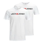 Jack & Jones T-Shirt 2er Pack Logo Tee Crew Neck Schwarz/Weiß Jack & Jones T-Shirt 2er Pack Logo Tee Crew Neck Schwarz/Weiß