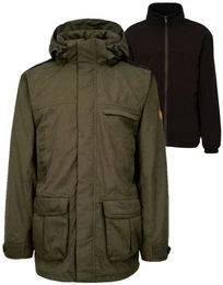 Winterjacke Ansitzjacke 3 in 1 Innenjacke Jagdjacke Thermojacke von Oefele Jagd mit abnehmbarer Kapuze