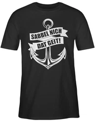Shirtracer T-Shirt Sabbel nich dat geit! weiß