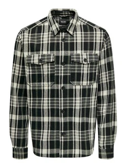 ONLY & SONS Langarmhemd Shacket Hemd ONSMILO 6284 Schwarz (6284) ONLY & SONS Langarmhemd Shacket Hemd ONSMILO 6284 Schwarz (6284)