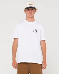Rusty T-Shirt ADVOCATE SHORT SLEEVE TEE Weiß/Schwarz