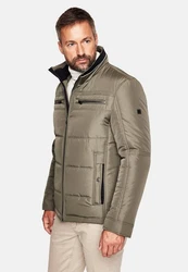 Cabano Steppjacke Stepp-Blouson Dunkelgrün/Khaki/Beige