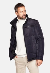 Cabano Steppjacke Stepp-Blouson Dunkelblau/Rot/Schwarz/Dunkelrot