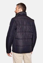 Cabano Steppjacke Stepp-Blouson Dunkelblau/Rot/Schwarz/Dunkelrot