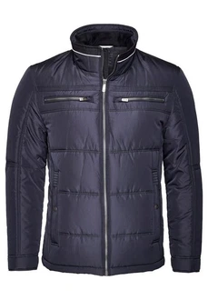Cabano Steppjacke Stepp-Blouson Dunkelblau/Rot/Schwarz/Dunkelrot