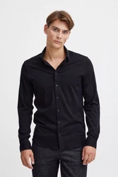 Casual Friday Langarmhemd CFArthur Schwarz