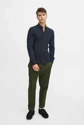 Casual Friday Langarmhemd CFArthur Dunkelblau