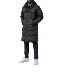Hhenhorn Winterjacke Wintermantel Herren Schwarz/Grau/Dunkelgrau
