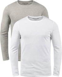 Jack & Jones Langarmshirt (Set) Unifarben Unifarben