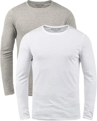 Jack & Jones Langarmshirt (Set) Unifarben Unifarben