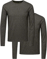 Jack & Jones Langarmshirt (Set) Unifarben Unifarben
