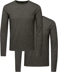 Jack & Jones Langarmshirt (Set) Unifarben Unifarben
