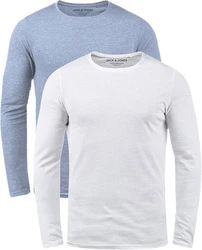 Jack & Jones Langarmshirt (Set) Unifarben Unifarben