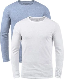 Langarmshirt (Set, 2er-Pack) in Unifarben