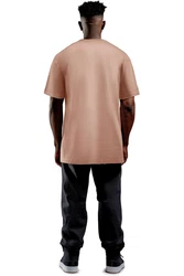 Reichstadt Oversize-Shirt Casual Kurzarm T-shirt (23RS041) Warm Braun (23RS041)