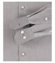 CASAMODA Langarmhemd Comfort Fit NOS Grau/Hellgrau/Dunkelgrau