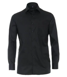 CASAMODA Langarmhemd Comfort Fit NOS Schwarz