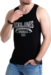 Jack & Jones Tanktop Slimfit Shirt mit Print (3er-Pack) 