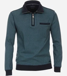 CASAMODA Sweat Troyer Langarm mit Reißverschluss 413572800