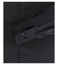 CASAMODA Langarmhemd Comfort Fit NOS Schwarz