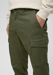 s.Oliver Cargohose Dunkelgrün/Khaki/Grün