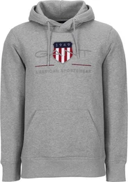 Kapuzenpullover Shield Hoodie grau Archive Shield Hoodie