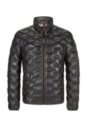 Milestone Lederjacke MSAversa Dunkelgrau/Grau/Schwarz