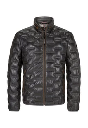 Lederjacke MSAversa mit Logo Badge