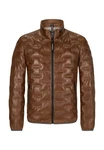 Milestone Lederjacke MSAversa Braun/Dunkelbraun