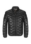 Milestone Lederjacke MSAversa Schwarz/Grau/Dunkelgrau