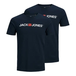 T-Shirt 2er Pack Logo Tee Crew Neck mit Markenschriftzug