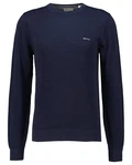 Gant Strickpullover R-Neck COTTON PIQUE C-NECK Blau