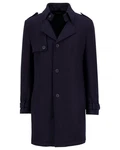 Drykorn Trenchcoat Kurzmantel Skopje Dunkelblau