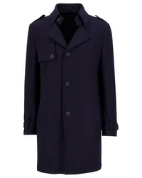 Drykorn Trenchcoat Kurzmantel Skopje Dunkelblau