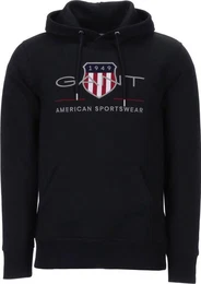 Kapuzenpullover Shield Hoodie schwarz Archive Shield Hoodie