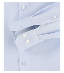 CASAMODA Langarmhemd Comfort Fit NOS Hellblau/Blau