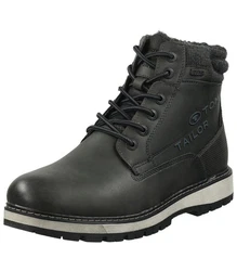 TOM TAILOR Stiefel mit Warmfutter Lederimitat/Textil 