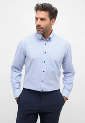 Eterna Businesshemd Hellblau/Blau/Dunkelblau