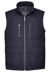 Cabano Steppweste Cotton-Touch Weste Dunkelblau/Dunkelrot/Schwarz/Hellblau