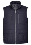Cabano Steppweste Cotton-Touch Weste Dunkelblau/Dunkelrot/Schwarz/Hellblau