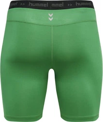 hummel First Performance Tight Shorts Grün/Neonfarben/Dunkelgrün